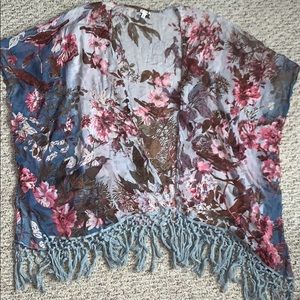 En Creme Tropical Kimono